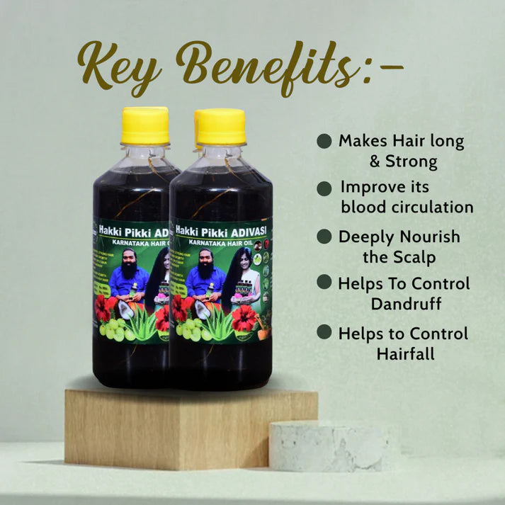 Adivasi Hakki Pikki Herbal Hair Oil