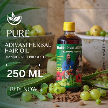 Adivasi Hakki Pikki Herbal Hair Oil