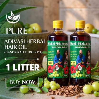 Adivasi Hakki Pikki Herbal Hair Oil