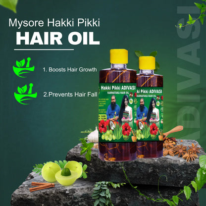 Adivasi Hakki Pikki Herbal Hair Oil